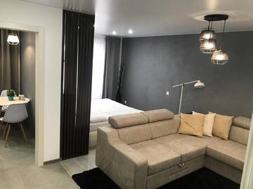 Фото номера Апартаменты с балконом Апартаменты Stefana Batoria 10 center г. Гродно 26