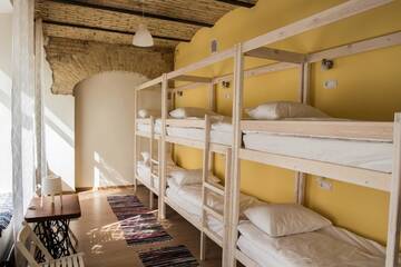 Фото номера Кровать в общем 8-местном номере Хостелы Hostel GOSteam г. Гродно 3