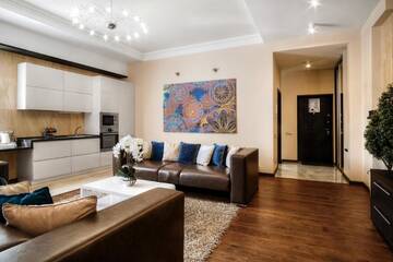 Фото номера Улучшенный четырехместный номер Апартаменты WOW Apartments г. Гродно 5
