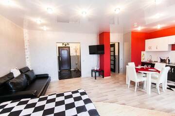 Фото номера Апартаменты-студио Апартаменты GrodnoHome Popovicha 16th floor г. Гродно 26