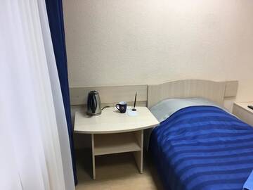 Фото номера Стандартный одноместный номер с общей ванной комнатой Отель Drive Hotel г. Гродно 5