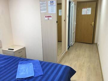 Фото номера Стандартный одноместный номер с общей ванной комнатой Отель Drive Hotel г. Гродно 4