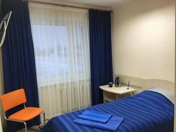 Фото номера Стандартный одноместный номер с общей ванной комнатой Отель Drive Hotel г. Гродно 7